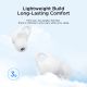 5. Joyroom JR-TS2 Cozydots Series Kabellose TWS-Kopfhörer mit aktiver Geräuschunterdrückung (ANC) und Bluetooth 5.3 – Weiß