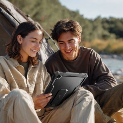 6. Tech-Protect Kevlar Pro Hülle für Samsung Galaxy Tab A9+ / A11+ - Schwarz