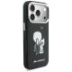 4. Karl Lagerfeld Karl & Choupette MagSafe Hülle mit Back Logo für iPhone 17 Pro Max – Schwarz