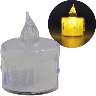 6. Dekorative LED-Kerze 3,6 x 5 cm