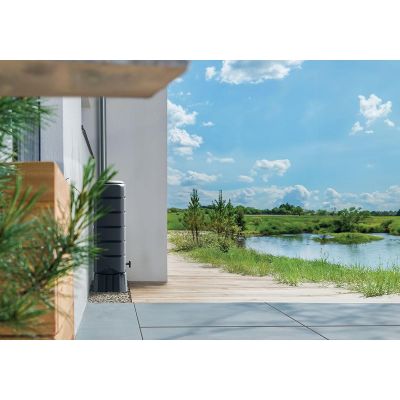 3. Regenwassertank-Set TENSO 120L Anthrazit