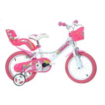 Dino Bikes 144R-UN Citybike 35,6 cm (14") Stahl Pink, Weiß