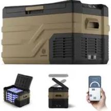 Peme Quest 30 Storm Sand / Autokühlschrank / 26,8 Liter / Autokühlschrank mit Gefrierfach