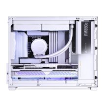 Jonsbo D32 STD PC-Gehäuse, Weiß, Mini-Gehäuse, mATX, gehärtetes Glas – Weiß
