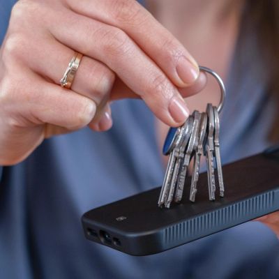 3. 3mk Smoke MagCase für iPhone 17 Air - Schwarz Halbtransparent