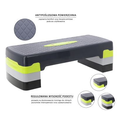 12. AS002 GRÜN/GRAUE AEROBIC STEP HMS