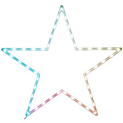 12. Dekorative Hängesternlampe mit 45 LEDs (RGB)