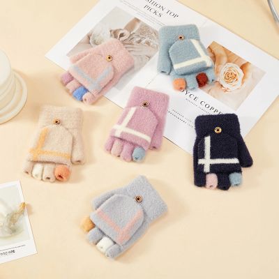 2. Winter-Telefonhandschuhe für Damen/Kinder – rosa