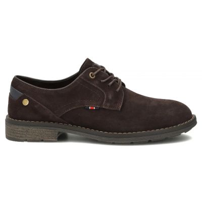 2. Herren-Freizeitschuhe aus Leder, Wildleder, dunkelbraun, Filippo MP8317