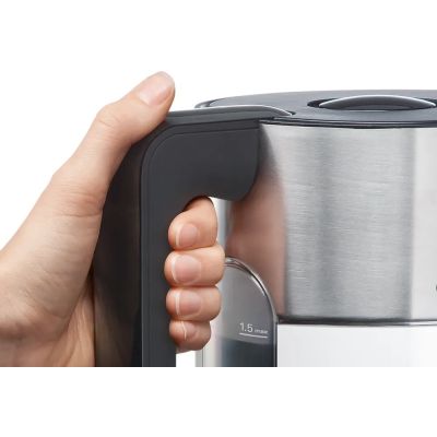 20. BOSCH TWK 8611P Wasserkocher (2400W 1,5l; anthrazitfarben)