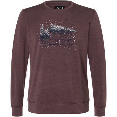 3. Herren-Sweatshirt SUPER.NATURAL M Lantree Crew, violett