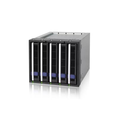 2. IcyDock Montageplatte 5x8,9cm SATAI-III in 3x5,25" MB155SP-B bk