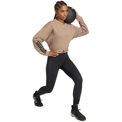 6. Damen-Sweatshirt adidas Hyperglam beige KQ5197