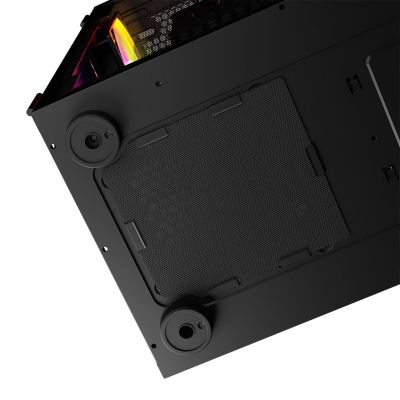 6. LOGIC ARYA ARGB MIDI USB 3.0 SCHWARZES GEHÄUSE