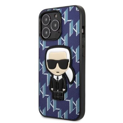 2. Karl Lagerfeld KLHCP13LPMNIKBL iPhone 13 Pro / 13 6.1" Hardcase blau/blau Monogram Ikonik Patch