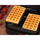 11. ELDOM WA900 WAFFELEISEN 1200-2000W, SANFTE TEMPERATURREGELUNG, DECKELVERRIEGELUNG, HEISSHALTENDER GRIFF