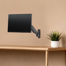MACLEAN Wandhalterung für Monitore 17-32 Zoll, max. 9 kg, mechanische Federung MC-979