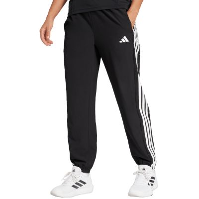 7. adidas Train Essentials 3-Streifen Woven Damenhose Schwarz JI8313