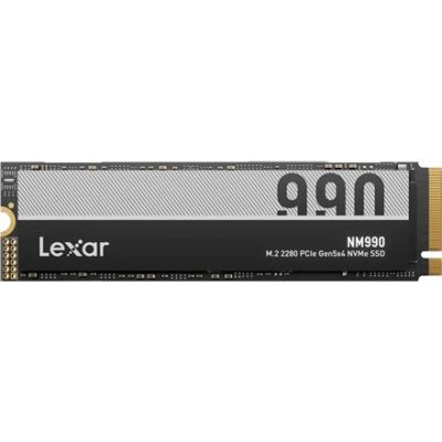 6. Lexar 4 TB PCIe Gen 5 NM990 NVMe M.2 SSD