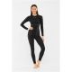 VIKING Etna 2.0 Damen-Set Bambus-Unterwäsche, schwarz und lila, Größe XL