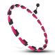 17. HHM16 HULA HOP SCHWARZ/PINK MIT MAGNETEN UND GEWICHT + HMS ZÄHLER