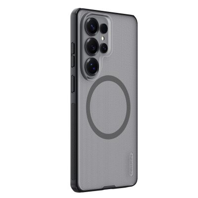 5. Nillkin Super Frosted Shield Pro Magnetische Hülle, kompatibel mit MagSafe für Samsung Galaxy S26 Ultra – Transparentes Schwarz