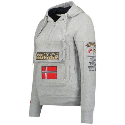 2. Geographical Norway 3/4 Gymclass Distri M WU1293H/GN B-Graues Sweatshirt