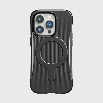 8. Raptic X-Doria Clutch Case iPhone 14 Pro mit MagSafe Rückseite schwarz