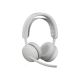 5. Logitech Zone Wireless 2 ES Headset mit Kabel- und Kabelanschluss, Kopfbügel, Anruf-/Musikfunktion, USB Typ-C, Bluetooth, Weiß