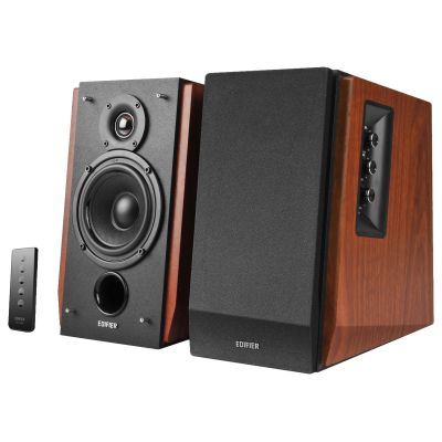 3. Edifier R1700BT 2-Wege-Lautsprecher, Schwarz, Holz, Kabellos, 66 W