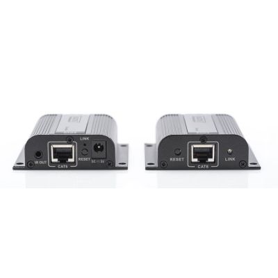 5. DIGITUS HDMI-Extender bis zu 50 m CAT.6/7 UTP, 1080p 60 Hz FHD, HDCP 1.2, IR, Audio (Kit) DS-55100-1