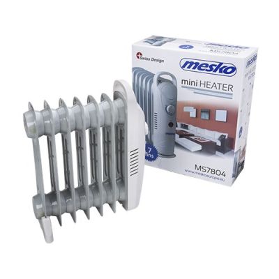 5. MESKO MS 7804 Ölkühler 7 Lamellen (700W; 7; weiß)