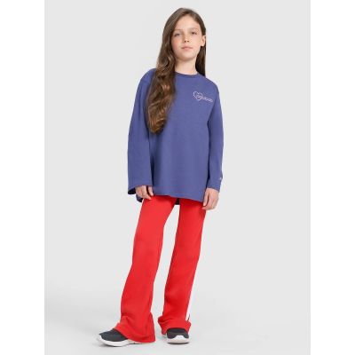 3. Oversized Langarmshirt mit Print für Mädchen 4F 4FJRAW25TLONF589-33S