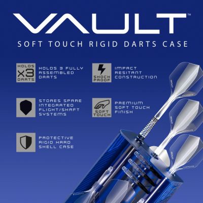 2. Harrows VAULT DART CASE blau
