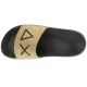 3. SUN68 Hausschuhe Strass Logo X36211-1143 Gold 39