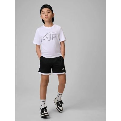 5. Normales bedrucktes Jungen-T-Shirt 4F 4FJRSS26TTSHM3599-10S