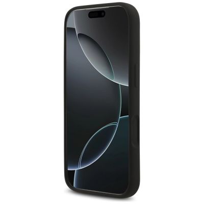 5. Karl Lagerfeld Silikon Karl&Choupette Ring MagSafe Case für iPhone 17 Pro Max - Schwarz