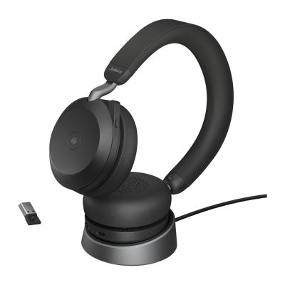 4. Jabra 27599-999-989 Kabellose Kopfhörer, Bluetooth, Ladestation, Schwarz