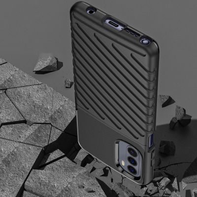 7. Thunder Case flexible gepanzerte Hülle für Motorola Moto G Stylus 2022 schwarz