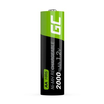 3. GREEN CELL BATTERIES STICKS 4X AA R6 2000MAH