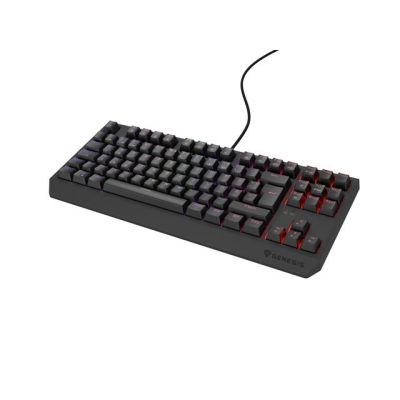 12. GENESIS THOR 230 TKL RGB MECHANISCHE GAMING-TASTATUR OUTEMU ROT SCHWARZ HOT SWAP