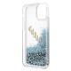 7. Guess GUHCP12SGLVSBL iPhone 12 mini 5.4" Blau/Blau Hardcase Glitter Vintage Script