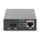 11. Gigabit-PoE-Medienkonverter, RJ45/SFP, PSE
