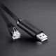 9. Ugreen Konsolenkabel USB - Ethernet RJ45 1,5m schwarz (CM204)