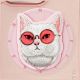 8. Nimmy Glasses Cool Cat MagSafe Case für iPhone 16 Pro Max - Pink