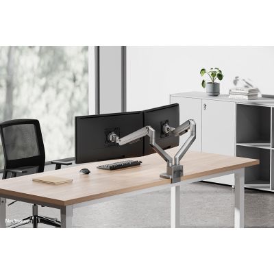 21. Neomounts DS70-250SL2 Monitorhalterung/-ständer für Monitore 81,3 cm (32") Schreibtisch Silber