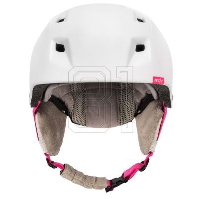 2. Meteor Kiona Skihelm Weiß/Rosa 24850-24852
