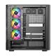 5. MODECOM VOLCANO AQ 300 ARGB MIDI SCHWARZES GEHÄUSE