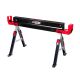 AWTOOLS Bockständer, verstellbare Länge 98–115,5 cm, Höhe 62–82 cm