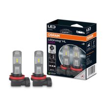 LED-Lampe (2er-Pack) H11/H16/H8 12 V 8,2 W PGJ19 ohne Straßenzulassung, LED-Beleuchtung 6000 K